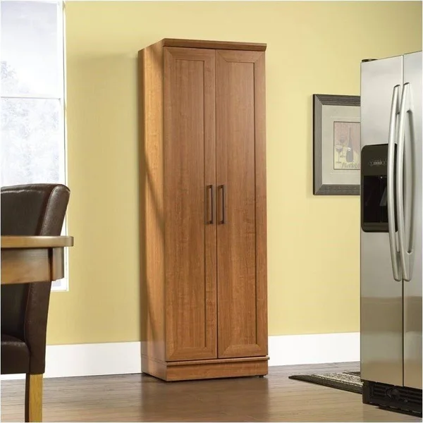 Pemberly Row Storage Cabinet in Sienna Oak Finish