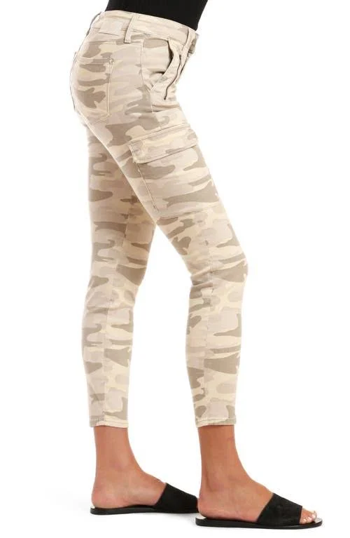 Mavi Jeans Juliette Mid-Rise Cargo Ankle Skinny Nude Camo - 27, 31