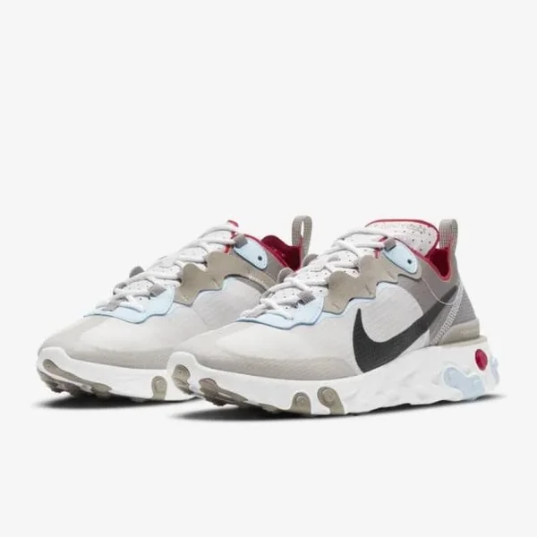 Nike React Element 55 Enigma Stone/vast Grey Cu1466-001 - Size 4 Men