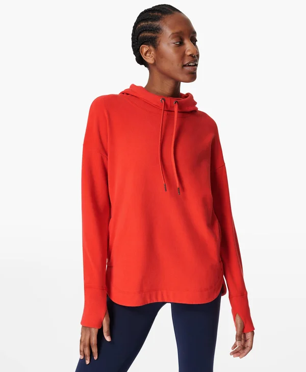 Sweaty Betty Escape Luxe Fleece Hoody - Red, Women's S