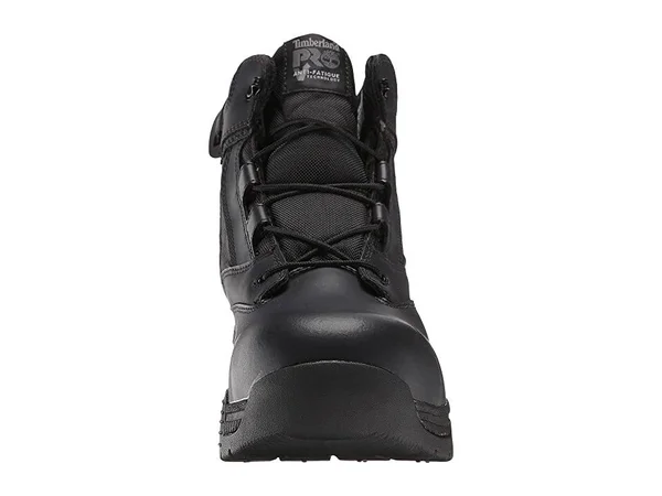 Timberland Pro Men's 6 in. Valor Duty Composite Toe Waterproof Side-Zip Work Boot, Black
