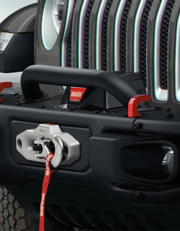 Mopar Jeep Wrangler Grille and Winch Guard 82215351