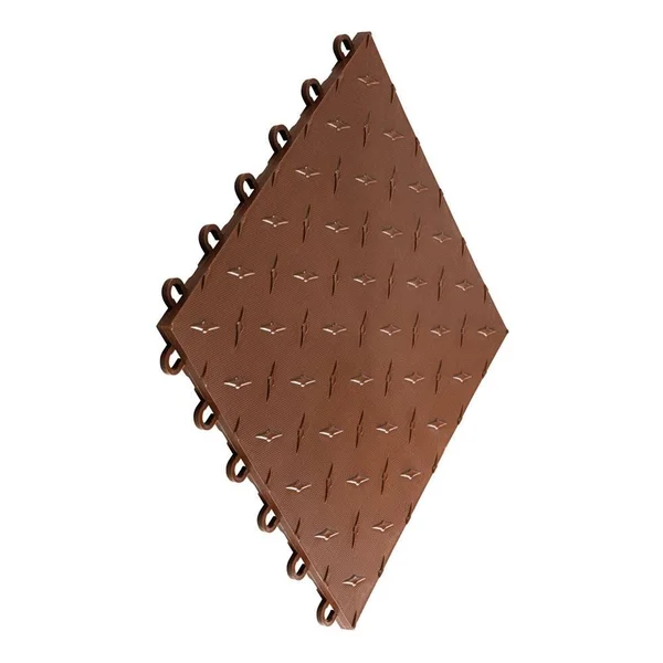 Swisstrax Diamondtrax Home 1ft x 1ft Slate Grey Garage Floor Tile (Pack of 50)