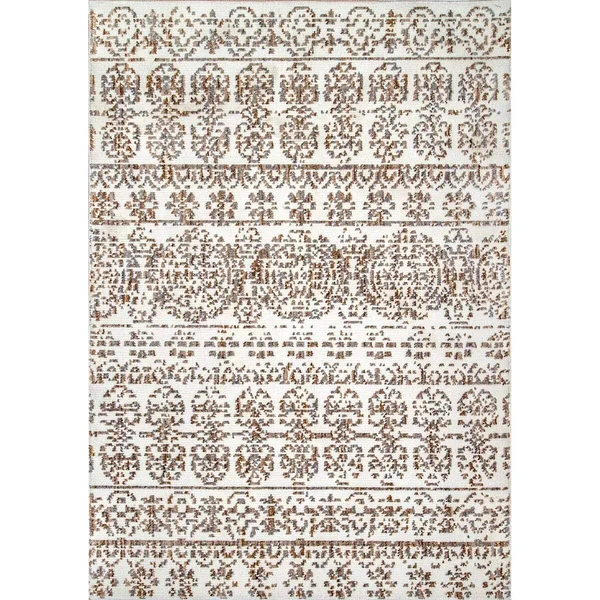 nuLOOM Rugs Contemporary Trellis Milly Gray 7& 10x22 x 10& Area Rug