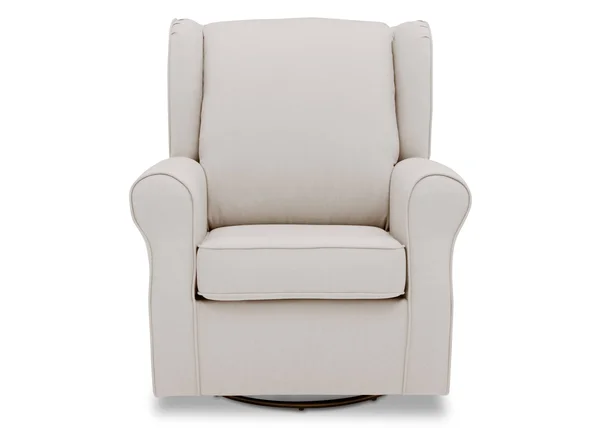 Delta Children Reston Nursery Glider Swivel Rocker Chair - French Grey