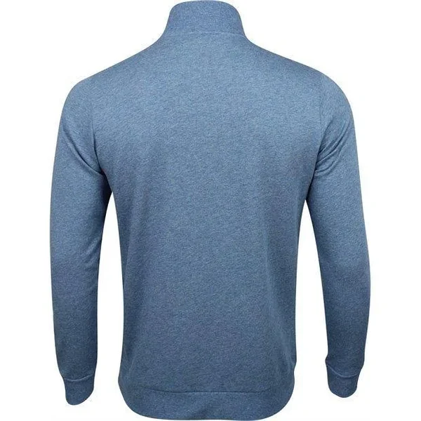 Criquet Fleece Pullover - Blue Heather - Size: M