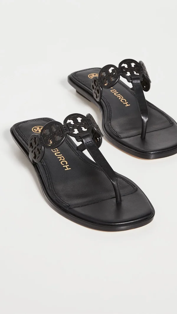 Tory Burch Women's Tiny Miller 10mm Thong Sandals