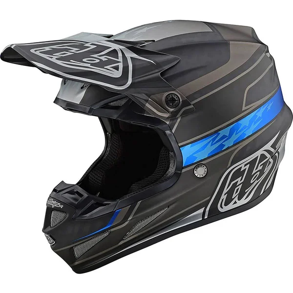Troy Lee Designs SE4 Carbon Helmet MIPS - Speed Medium, Black/Gray