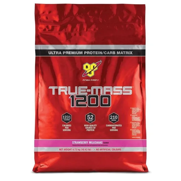 BSN True Mass 1200 Gainer 10lbs Strawberry Milkshake