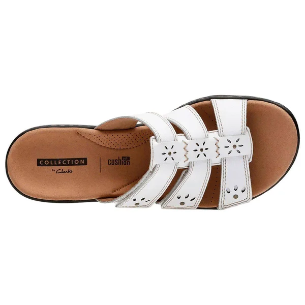Clarks Leisa Spring Women's Sandals - Size: 6.5, White