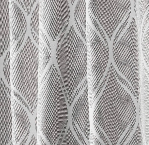 Nicole Miller Circuit Hidden Tab Top Curtain Panel Pair, Size: 52 x 96, Gray