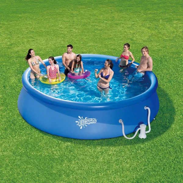 Summer Escapes 14 x 36” Quick Set Inflatable Family Pool