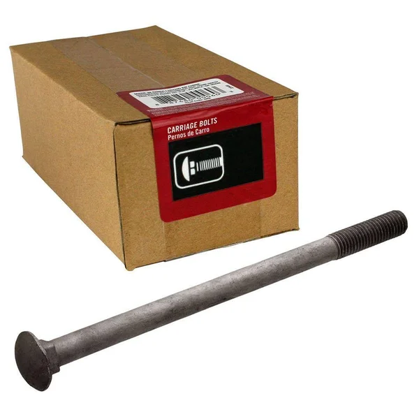 Everbilt 1/2 in.-13 x 10 in. Galvanized Carriage Bolt (25-Pack)