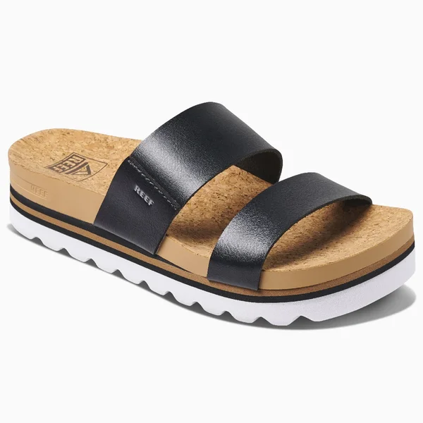 Reef Women's Cushion Bounce Vista Hi Sandals - Black 7