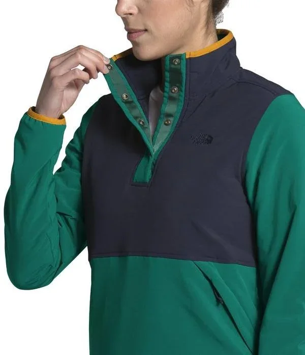 The North Face Women's Mountain Sweatshirt Pullover 3.0 - Medium - Aviator Navy - Evergreen