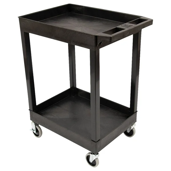 GoVets - Luxor 24 x 18 Plastic Utility Tub Cart with HD Casters