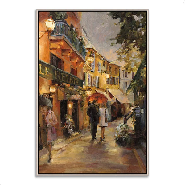 Evening in Paris by Marilyn HagemanFramed Painting Print Framed Paint
