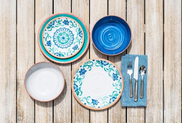 TarHong Rustic Swirl Dinner Plate Indigo, Blue