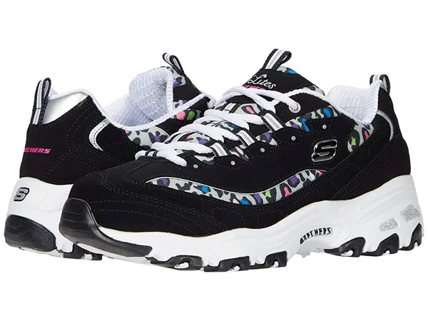 Skechers Sport D&Lites-Safari Landscape 8 Women's Black