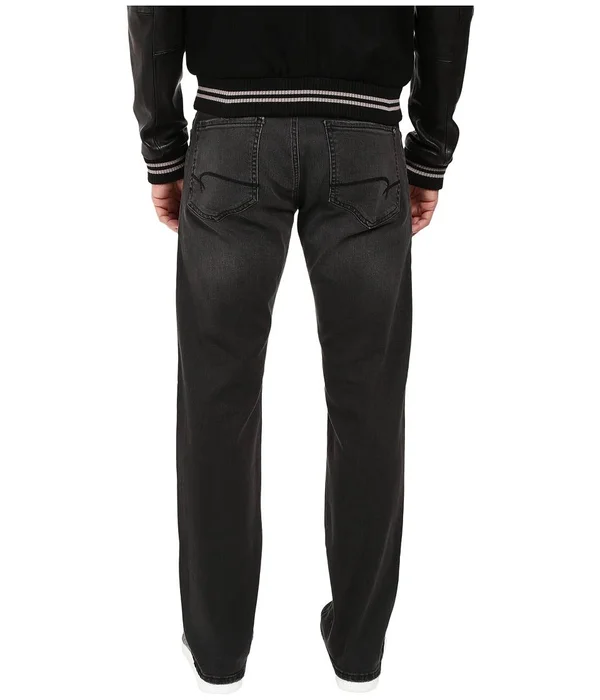 Mavi Men's Zach Straight Leg in Grey Williamsburg, Men's Jeans