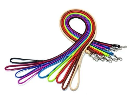 Dogline Round Leather Leash W1/5.1cm - L72