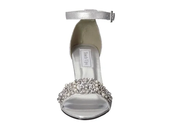 Touch UPS Women's Felicity Jeweled Sandal, Size: 6 M, Silver