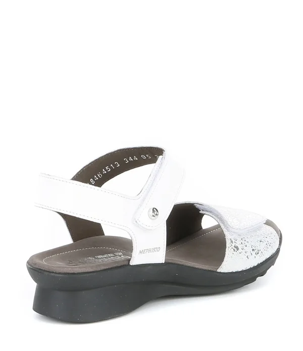 Mephisto Women's Pattie White Silk/Silver