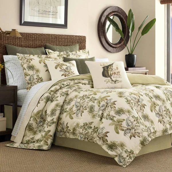 Tommy Bahama Nador California King Comforter Set - Ivory