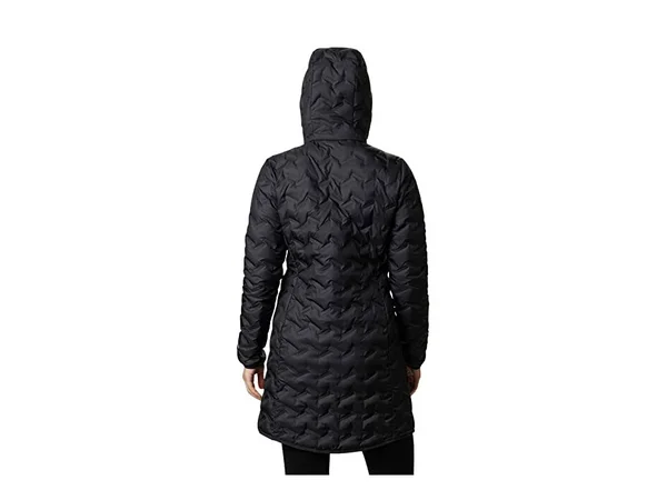 Columbia Delta Ridge Long Down Jacket - Women's Black - Xs