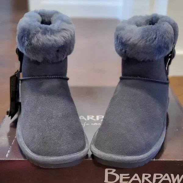Bearpaw Abby Boots Black- Womens- Size 9 B