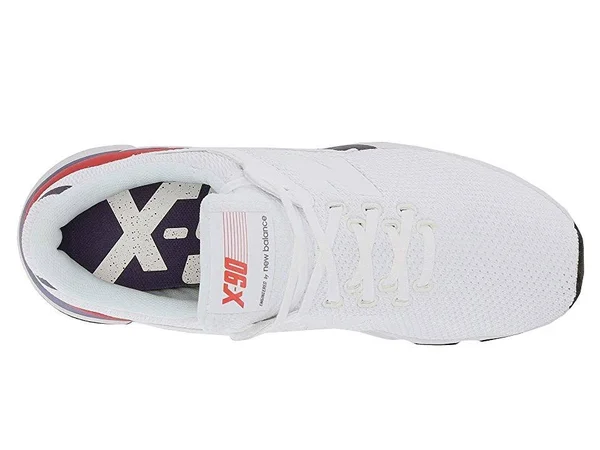New Balance Women's X-90 Sneaker, Size: 10, White Munsell/Wild Indigo