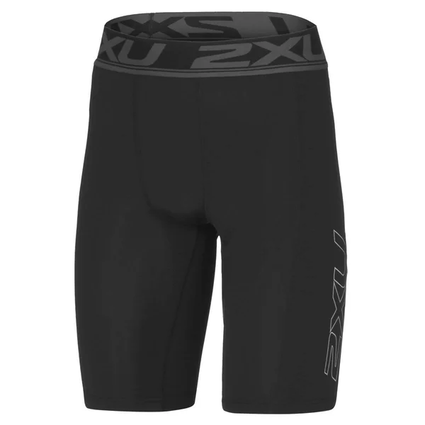 2XU Accelerate Compression Short - XXL - Black-Silver