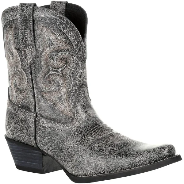 Durango Women's Crush Shortie Western Boots - Pewter