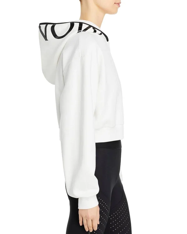 Moncler - Women Logo Sweatshirt Hoodie White L