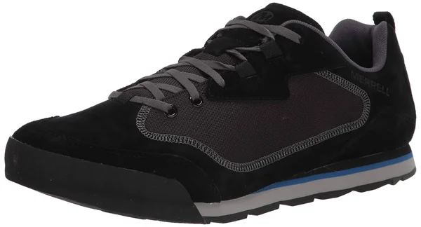 Merrell Men's Burnt Rock Travel Suede Shoe - 9 - Black