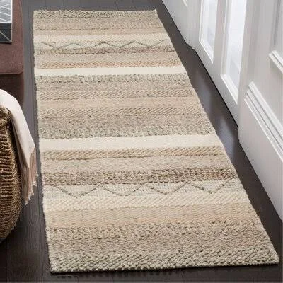 Jacques Handmade Flatweave Beige/Ivory/Light Salmon Rug Union Rustic Rug Size: Runner 2&3x22 x 20&