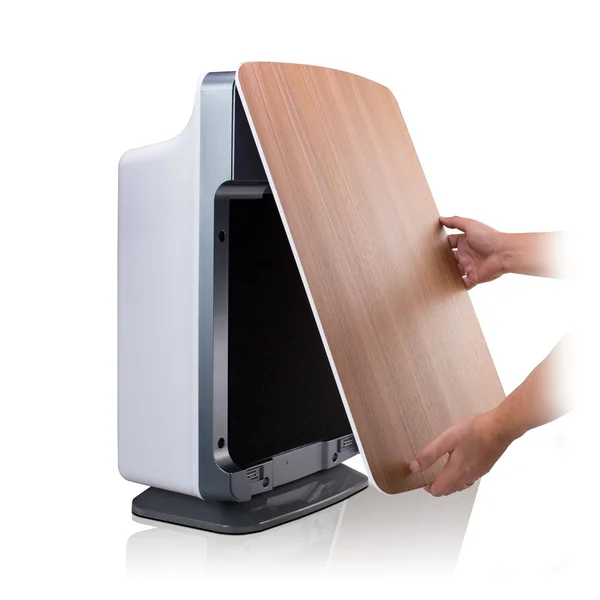 Alen BreatheSmart HEPA Air Purifier for Pet Odors and Allergies-HEPA-OdorCell, Maple