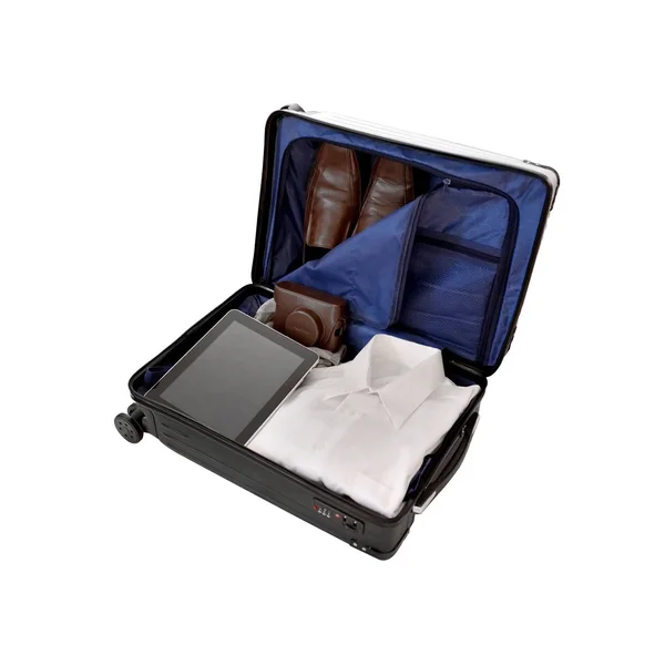 NCAA South Carolina Gamecocks 21x22 Executive Two-Tone Carry on Suitcase - White