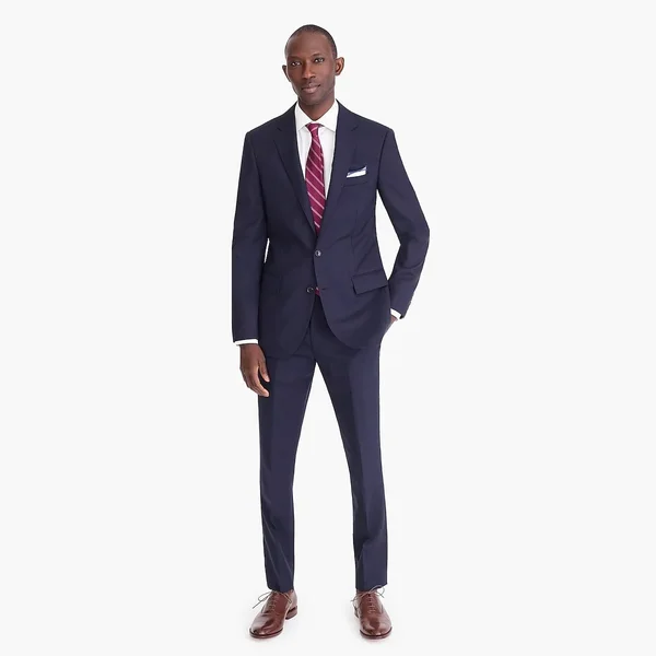 J.Crew Mens Ludlow Slim-Fit Suit Pant in Italian Wool (Size 31x34)