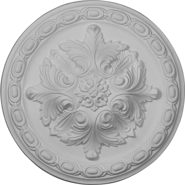 11 3/8x22OD x 2x22P Acanthus Ceiling Medallion (Americana Crackle)