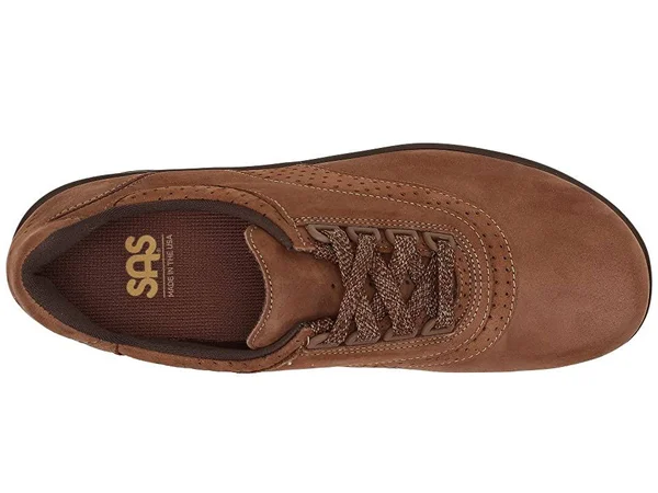 Women's SAS Walk Easy Shoes - Chocolate - WW, 6