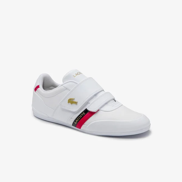 Lacoste Misano Strap 0120 1 Men's Shoes White/Red : 9 M