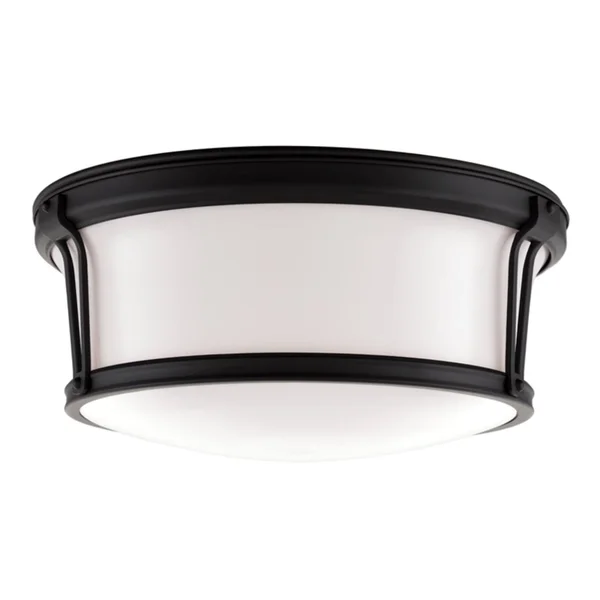 Hudson Valley 6515-OB Newport 3 Light Flush Mount - Old Bronze