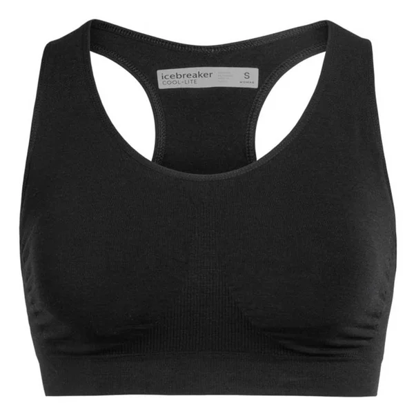 Icebreaker Anatomica Seamless Sport Bra Black Women S