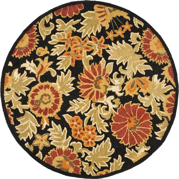 Safavieh Blossom BLM912A Area Rug - Black/Multi, Size: 8& x 10&