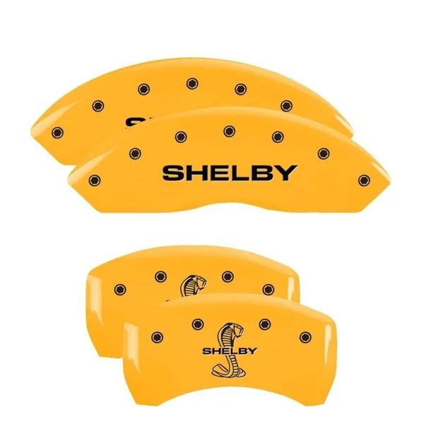 MGP 10201SM52RD Front/Rear Caliper Covers-Red