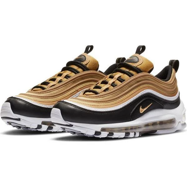 Nike Air Max 97 Black/Gold Grade School Boys& Shoes - Size: 7