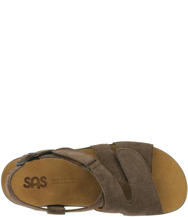 SAS Shoes Huggy Cross Strap Sandal Teddy - 6, M