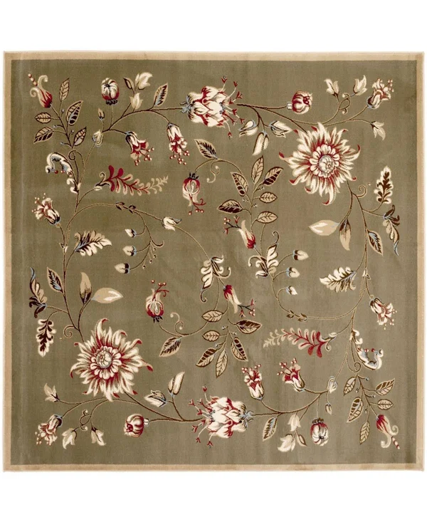 Safavieh 6&-7x22 x 6&-7x22 Square Lyndhurst LNH552 Green, Multi Rug