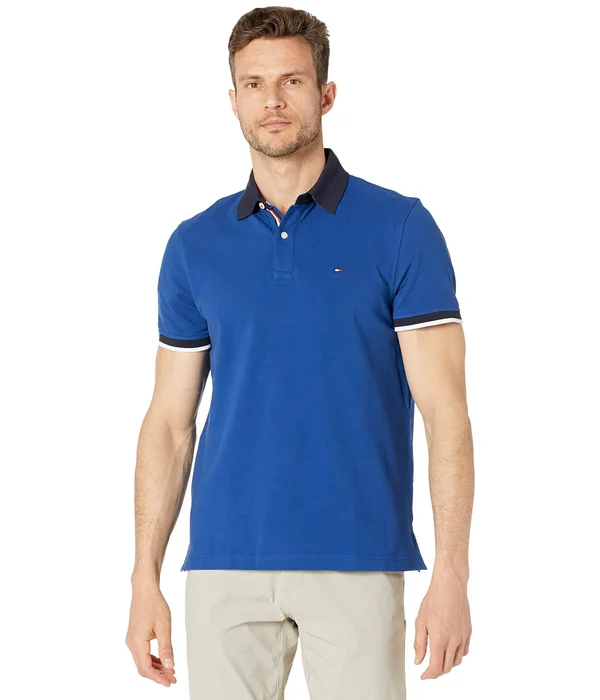 Tommy Hilfiger Men's Flag Pride Polo Shirt in Custom Fit